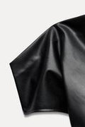 Elegantie - NoirDrape Faux Midi Jurk