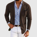Heren blazer van premium katoen met moderne pasvorm – Alaric