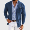 Heren blazer van premium katoen met moderne pasvorm – Alaric