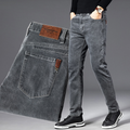 Stretchdenim jeans met slanke pasvorm voor heren – Elias