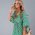 Zomerse maxi jurk dames elegant luchtig comfortabel - Paldruna