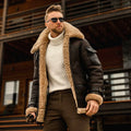 Heren leren jas voor herfst en winter met tijdloze look – Eryx