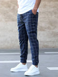 Casual Broek met Rasterpatroon voor Heren – Samze