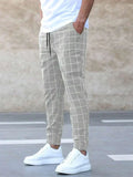 Casual Broek met Rasterpatroon voor Heren – Samze