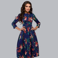 Bloemenjurk met elegante pasvorm voor dames – Elise