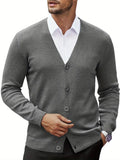 Heren cardigan sweater met comfortabele pasvorm – Victor