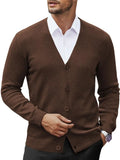 Heren cardigan sweater met comfortabele pasvorm – Victor