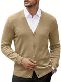 Heren cardigan sweater met comfortabele pasvorm – Victor
