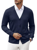 Heren cardigan sweater met comfortabele pasvorm – Victor