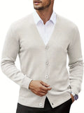 Heren cardigan sweater met comfortabele pasvorm – Victor