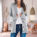 Gebreid Damesvest met Losse Pasvorm – Olivia