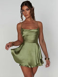 Geribbelde dames mini jurk met elegante pasvorm – Mila