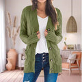 Gebreid Damesvest met Losse Pasvorm – Olivia