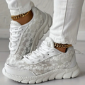 Trendy en comfortabele sneakers met strikontwerp - Anika