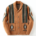 Rustiek gebreid vest heren – Wyatt