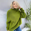 Effen Groene Coltrui voor Stijl en Comfort - Celine