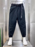 Herenbroek Urban Katoen Verstelbare Taille Cropped – Travilo