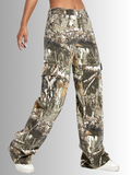 Camouflage wijde denim broek voor dames – Roxy