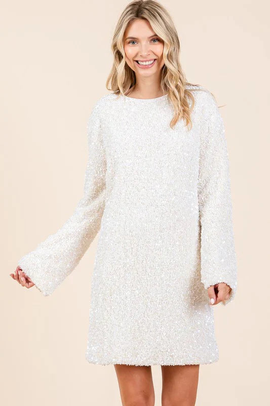 Elegante cocktailjurk met glitters – Valentina