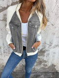 Dames denim jasje lichtgewicht comfortabel en tijdloos – Virella
