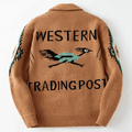 Rustiek gebreid vest heren – Wyatt