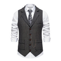 Elegant heren vest met reverskraag – Florian