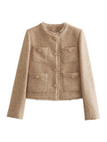 Stijlvol tweed jasje voor elke gelegenheid - Femke
