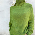 Effen Groene Coltrui voor Stijl en Comfort - Celine