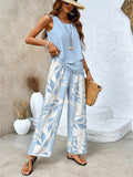 Stijlvolle dames zomer set blouse en broek – Elina
