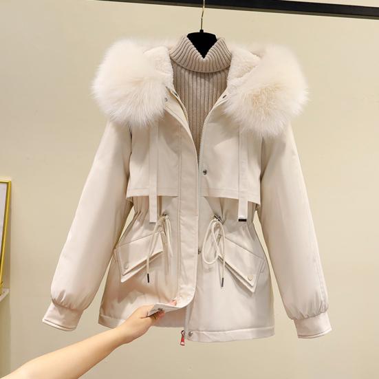 Elegante dames bontjas van imitatiebont – Isabella