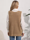 Stijlvol dames sweater vest met V-hals – Elise