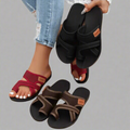 Luchtige slip-on sandalen met mesh bovenkant – Luvana