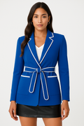 Casual Blazer met Moderne Pasvorm – Mela