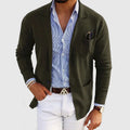 Heren blazer van premium katoen met moderne pasvorm – Alaric