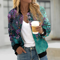 Casual damesjack met bloemenprint – Julia