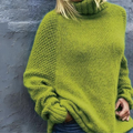 Effen Groene Coltrui voor Stijl en Comfort - Celine