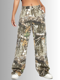 Camouflage wijde denim broek voor dames – Roxy