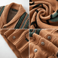 Rustiek gebreid vest heren – Wyatt