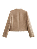 Stijlvol tweed jasje voor elke gelegenheid - Femke