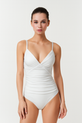 Corrigerend Badpak met Elegante Halslijn en Shaping Effect – Valverra