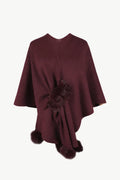 Elegante damesponcho met franjes – Sofie