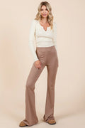 Zachte flare broek met stretch – Eva