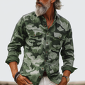 Camouflage Overhemd Heren met Kraag en Zak – Hunter