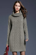 Gebreide Sweater Jurk met Elegante Pasvorm – Sophie