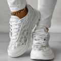 Trendy en comfortabele sneakers met strikontwerp - Anika