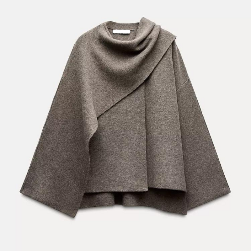 Dames cape jas warm elegant herfst must-have – Noor
