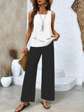 Stijlvolle dames zomer set blouse en broek – Elina