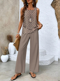 Stijlvolle dames zomer set blouse en broek – Elina