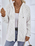 Comfortabele dameshoodie met rits – Evelien