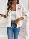 Bloemetjes Cardigan met Luchtige Pasvorm – Sophie